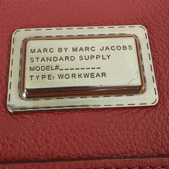 Marc By Marc Jacobs Cinch Backpack Burnt Orange Pebble Grain Leather - Picture 7 of 11